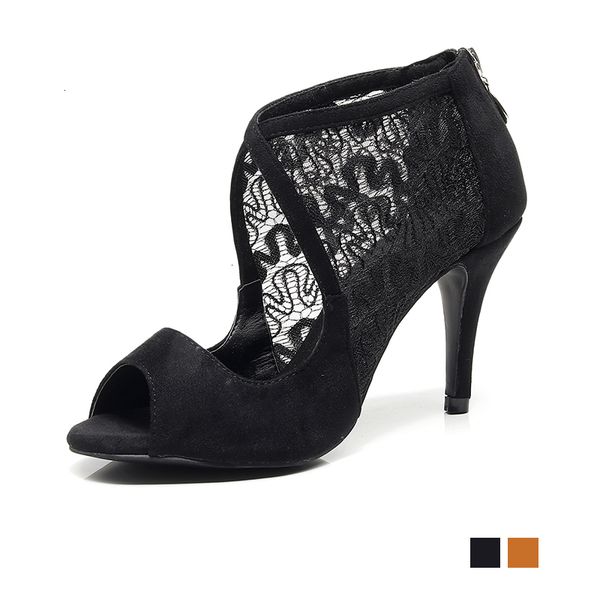 

2021 new women latin dance black lace latino ballroom dancing shoes winter woman flannel bachata salsa dance-shoes for girls xln5 qhe8