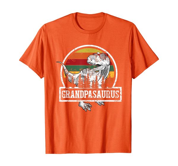 

mens grandpasaurus rex dinosaur grandpa saurus family matching t-shirt, White;black