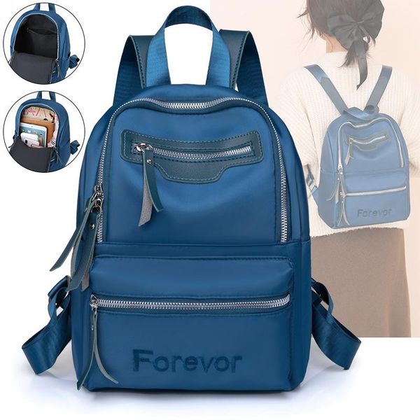 

backpack 2021 brand women's waterproof oxford cloth handbag men's school bag luxury design shoulder bags shopper