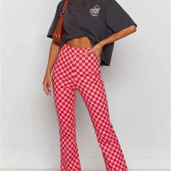 

women's summer print slim casual pants, Black;white