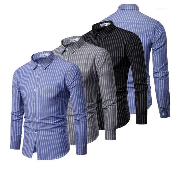 

men's dress shirts fashion autumn casual slim fit shirt long sleeve tee1, White;black