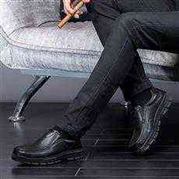 

tangzuo shoes 5688 large casual leather shoes, , 38-47 sizes., Black
