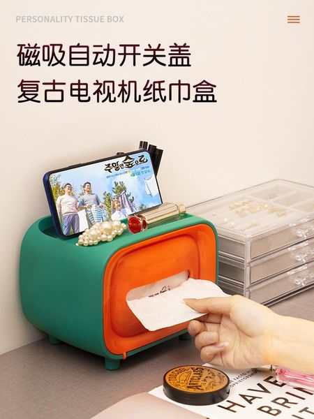 

tissue boxes & napkins box pumping home living room dining simple and cute remote control storage multifunctional creative