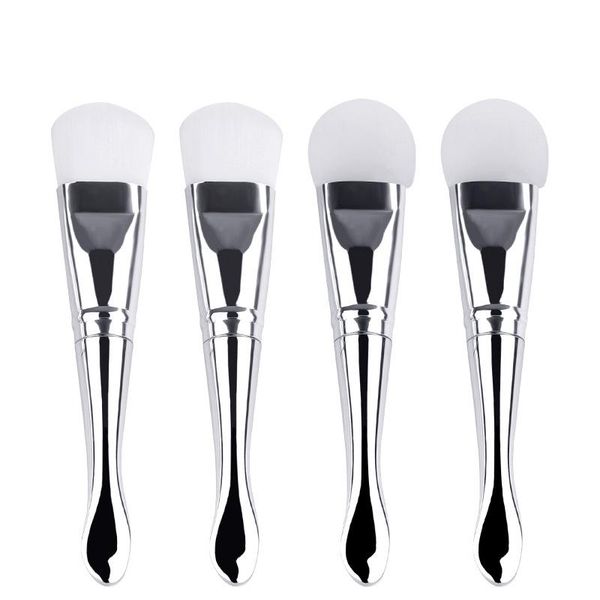 

makeup brushes silicone facial mask brush with scoop double-headed soft hair liquid foundation 1pcs