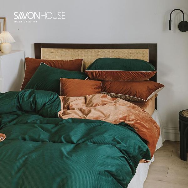 

bedding sets flannel nordic set luxury soft conforte simple twin sheets pillowcases ropa de cama home textile de50sjt