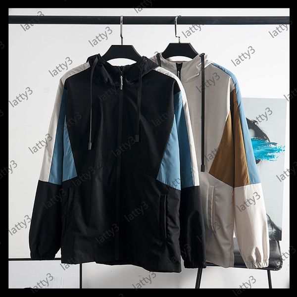 

man womens brand sports dust coat wind coat jacket designers winters jackets mens wraps coats windbreaker outdoor long sleeve outwear m-2xl, Black;brown