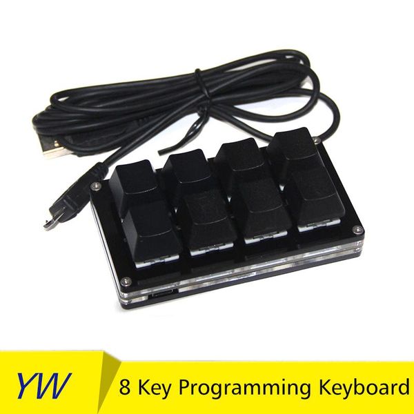 

keyboards macro keyboard keypad 8 key micro usb mechanical programming programmable macropad for game ps pr