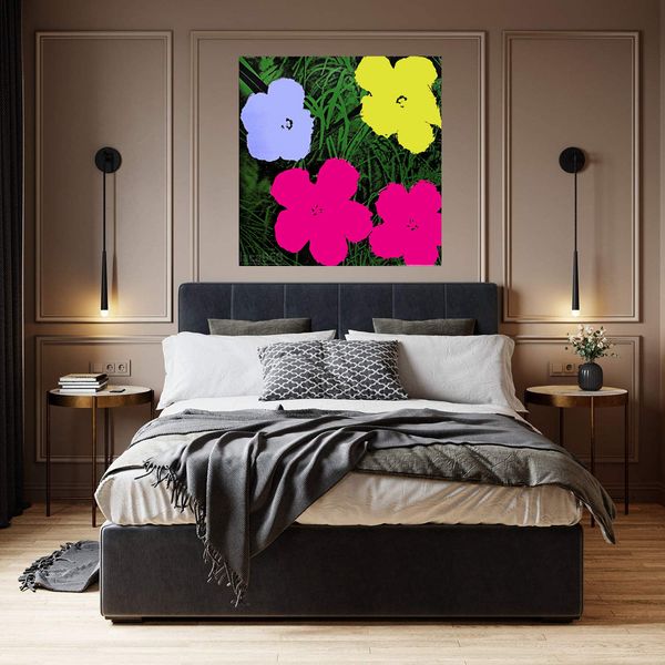 

andy warhol flowers 1970 home decoration handcrafts /hd print large oil painting on canvas wall art canvas picture 210303