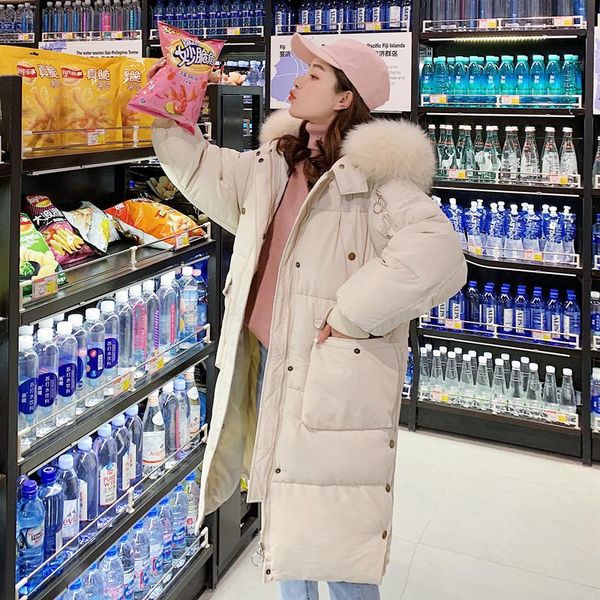 

factory direct 2021 new fashion oversized women's winter jacket cotton thick warm women's jacket pike coat korean, Black