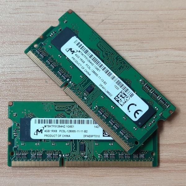 

rams micron lapram ddr3 memoria 4gb 1rx8 pc3l-12800s 1600mhz memory for notebook 204pin 1.35v