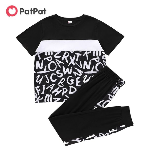 

arrival 2pcs kid girl unicorn print and stripe pants set 210528, White