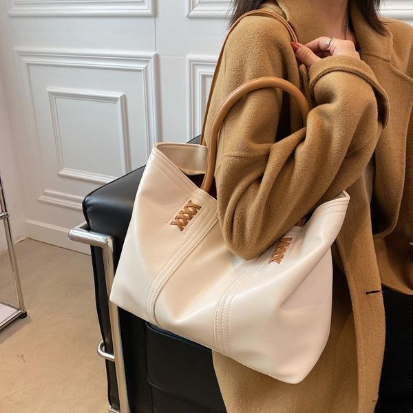 

evening bags simple women's handbag large capacity fashion versatile tote bag shoulder portable