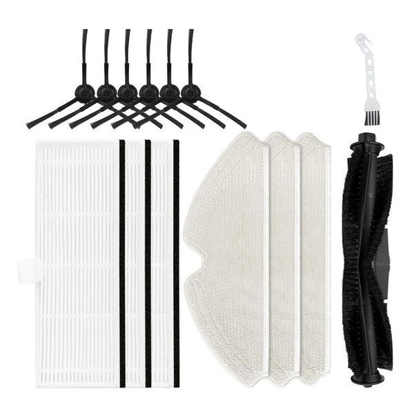 

roller side brush hepa mops robot vacuum filter for proscenic m7 pro vacuum cleaner accessories replacement