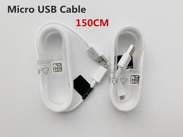 

original oem quality 1.5m micro usb fast charger cable data sync fast charging for samsung s6 s7 note 4 5 edge s4
