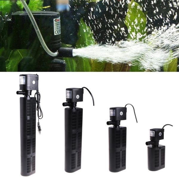 

eu plug submersible filter pump water internal for aquarium fish tank pond 12/18/25/35w