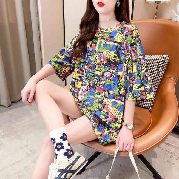 

women's t-shirt 2021 japanese streetwear oversized t shirt women summer thin o neck fashion short sleeve, White