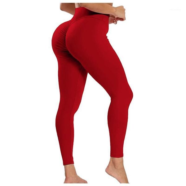 

yoga outfit women solid color leggings workout fitness running pants gym clothing