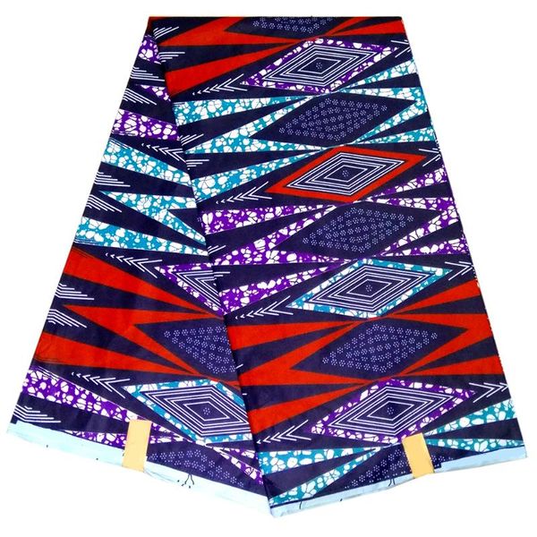 

ribbon african print fabric colorful geometric patterns wax, Pink;blue