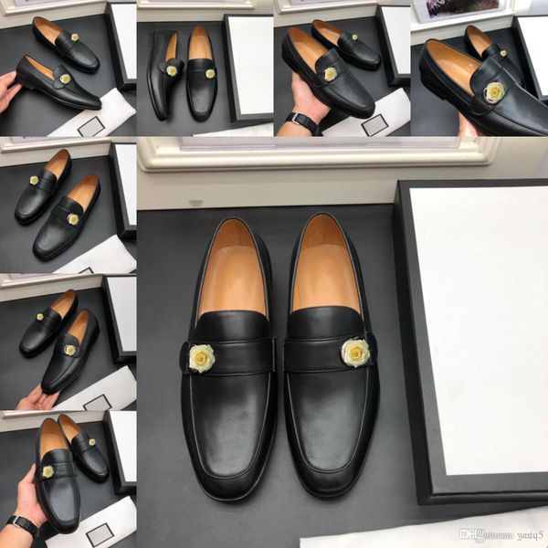 

mm luxury italian shoes men fashion mens dress shoes loafers men party shoes coiffeur sapato social masculino heren schoenen chaussures 33, Black