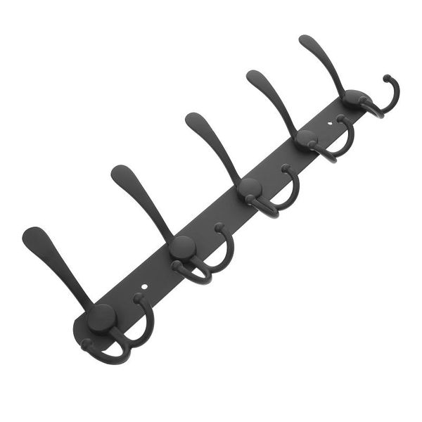 

hooks & rails 1 set premium bathroom row hook sturdy door wall mounted