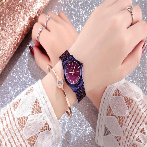 

wristwatches watch women quartz ladies watches gifts stainless steel waterproof clock fashion rose gold 4, Slivery;brown