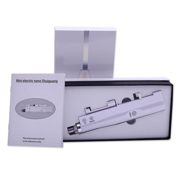 

ping portable skin injector water mesotherapy mesogun vital acid injection microneedle reduce sagging skin meso gun raben