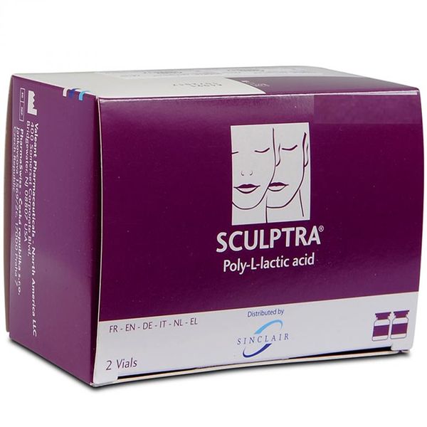 

beauty items sculptra plla poly-l-lactic acid 2vials x150mg butt lift filler