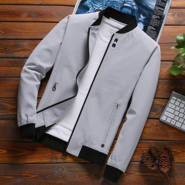 

men's jackets spring autumn men casual solid fashion streetwear thick winter jacket mens jaqueta slim fit outwear 105, Black;brown