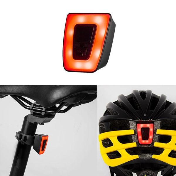 

2021 super bright rechargeable bike tail light multifunctional helmet light night