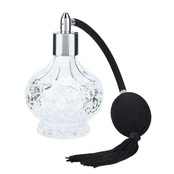 

80ml glass perfume bottle refillable tassel empty spray bottle atomizer