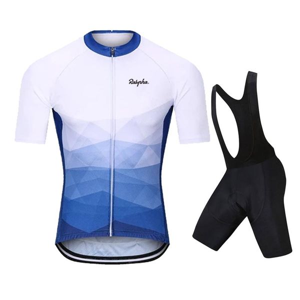 

racing sets ralvpha men's mtb bike cycling clothing suit breathable mountian bicycle clothes ropa ciclismo quick-dry jersey, Black;blue