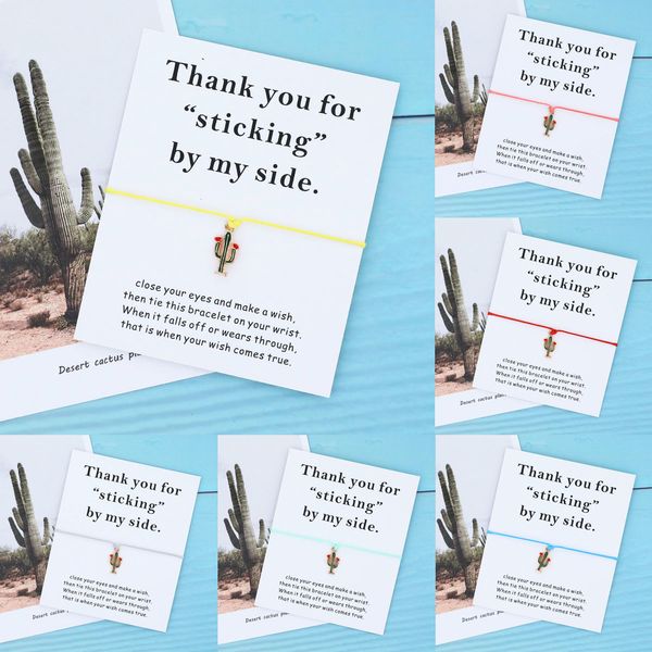 

cactus bracelet green plant cactus potted shape pendant bracelet cactus charm friends bracelets jewelry gifts, Golden;silver