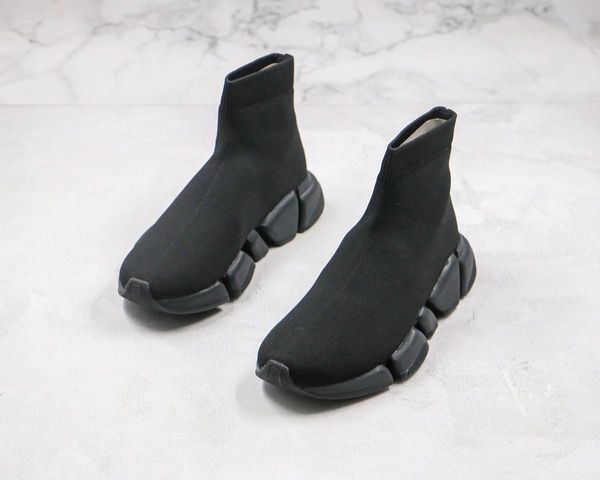 

2021 designer sock sports speed 1.0 2.0 trainer trainers casual shoes luxury women men original paris runners sneakers fashion socks, Black