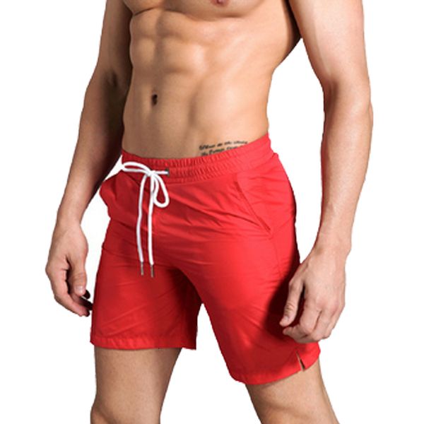 

beach hile trunks workout shorts badmode board beachwear boardshorts men swim bodems fast droog badsuit, White;black