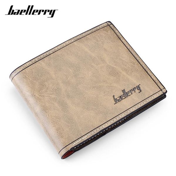 

wallets baellerry vintage style men small wallets, gray bifold short wallet men's soft leather card holder male purses carteiras man, Red;black