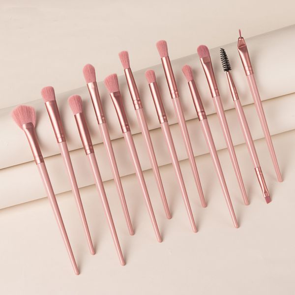 

12pcs new product makeup brush set eye brush makeup small fan-shaped brush multifunctional beauty tool
