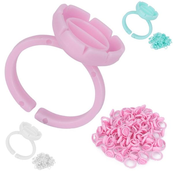 

eyebrow tools & stencils disposable glue cups strong flexibility clean and hygienic lash holder ring cup for to hold eyelash easy grafting