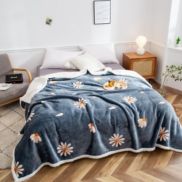 

super soft winter blanket fleece blanket flannel thicken warm