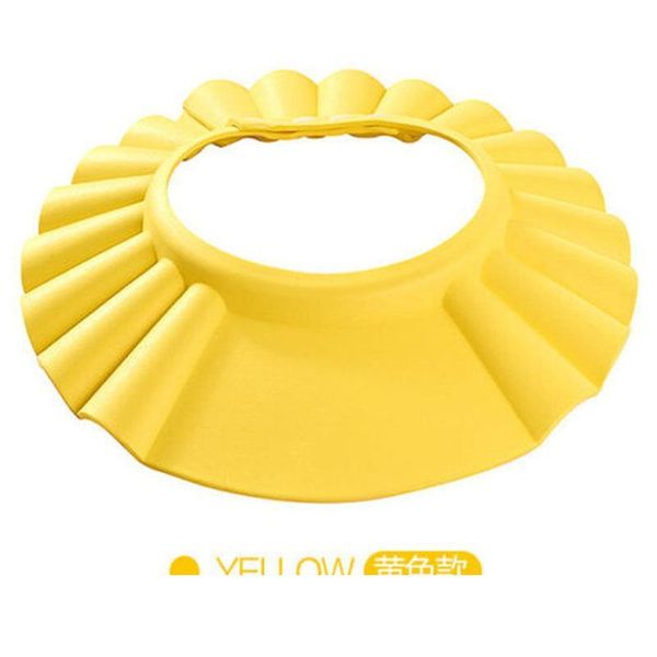 

1pcs baby kids shampoo bath bathing shower cap hat with ear wash hair shield for kid shower accessory safe soft hat ad jllfgb
