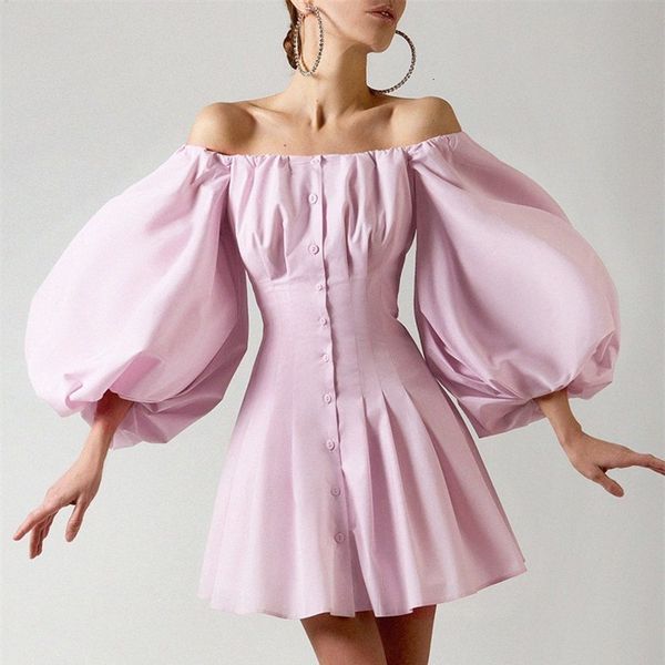 

autumn women's european and american puff sleeves luxurious party dress temperament slim qfbp, Black;gray