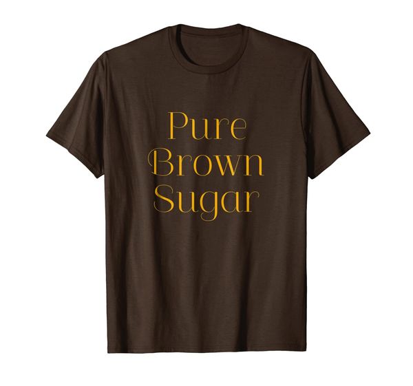 

punky's boutique pure brown sugar melanin tshirt, White;black