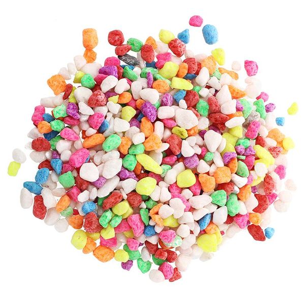 

decorations 1 pack of colorful aquarium gravel fish tank decoration