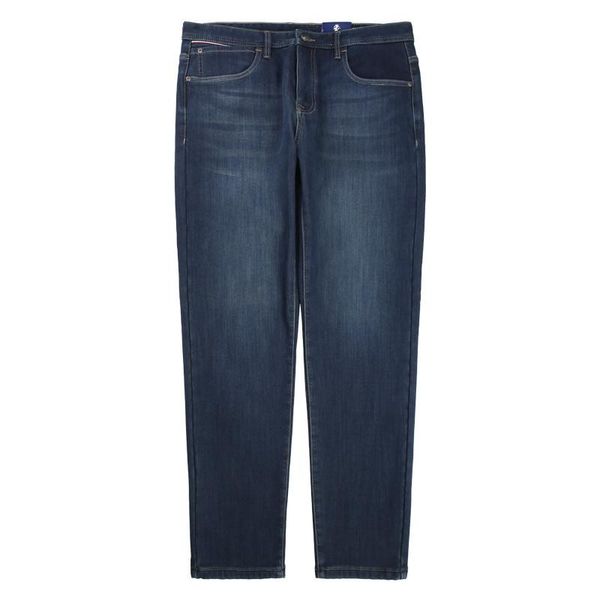 

men's jeans fall and winter style breathable comfortable warm blue casual