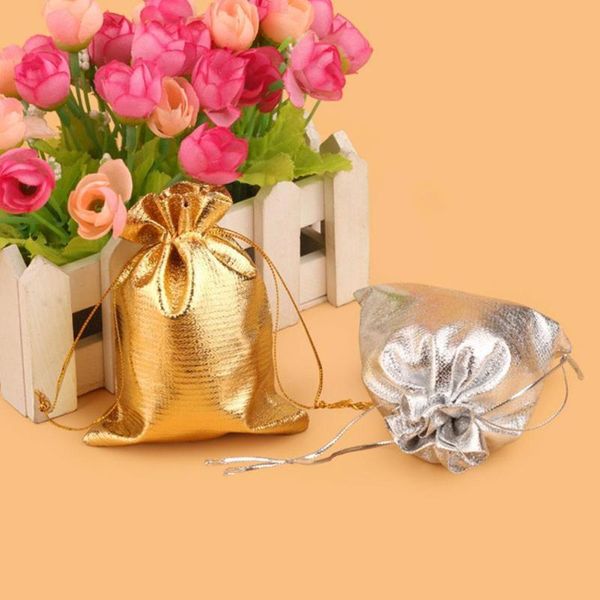 

gift wrap 100/lot jewelry packing silver gold foil cloth drawstring velvet bag bags & 5*7cm/7*9cm/9*12cm/10*15cm pouches wedding l4k9