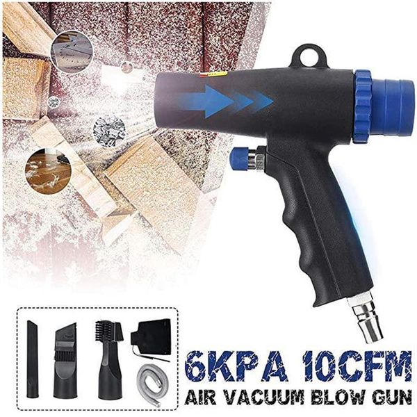 

pneumatic tools 2 in 1 vacuum cleaner kit air duster compressor blow suction cleaning tool for debris dust