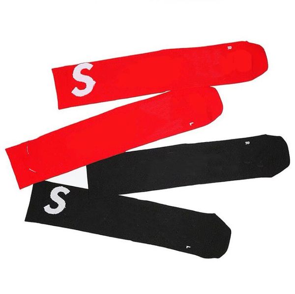 

fashion letter knee socks medias women cotton thigh high over the knee stockings ladies girls warm long stocking, Black