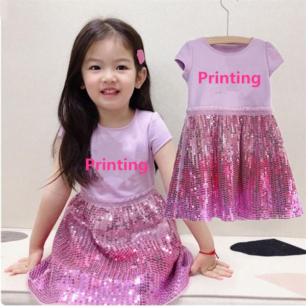 

women's flash princess dress, children's skirt, youth birthday party dress, Red;yellow