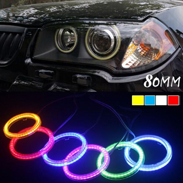

other lighting system car lights cob led angel eyes shell halo ring bulb fog lamps auto headlights accessories waterproof personalise 1 pc 8
