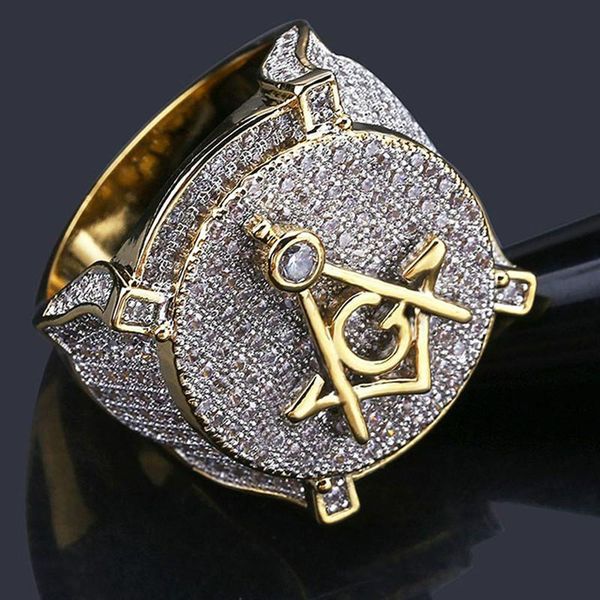 

wedding rings men and women fashion stainless steel gold zircon ring mini creative closed metal decoration party, Slivery;golden