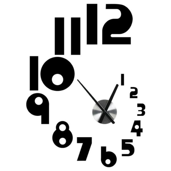 

quality large wall clock modern design silent quartz room clocks mirror sticker diy hanging watch home decor